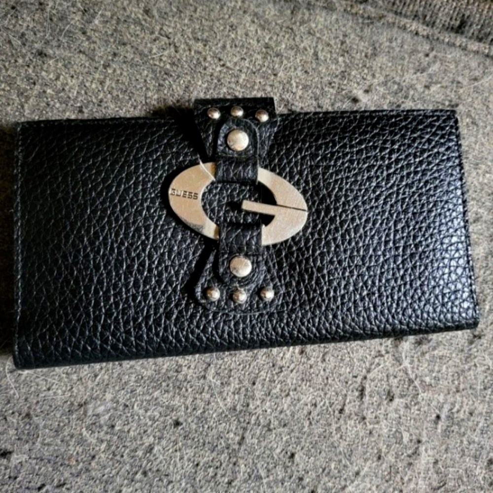 GUESS Black Leather Wallet